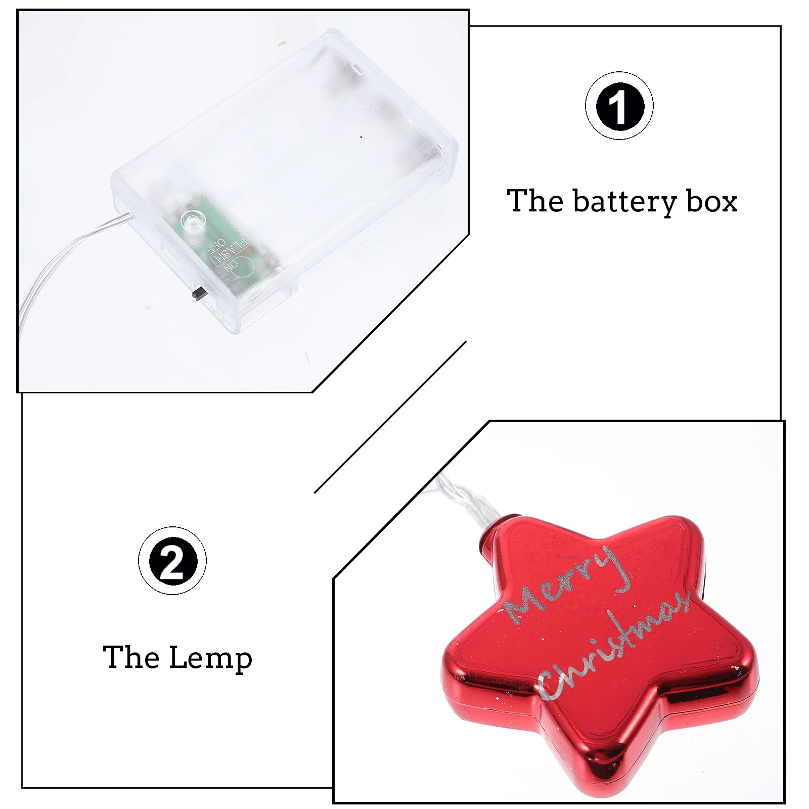 

1Pcs Christmas Style String Light Exquisite Craftsmanship Safe to Use Fun and Cheerful Atmosphere Decor Christmas String Light