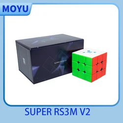 [JudyCube] MoYu Super RS3M V2 Maglev Ball Core Magnetic Magic Speed Cube Stickerless Fidget Toy RS3M V2 3X3 Cubo Magico Puzzle