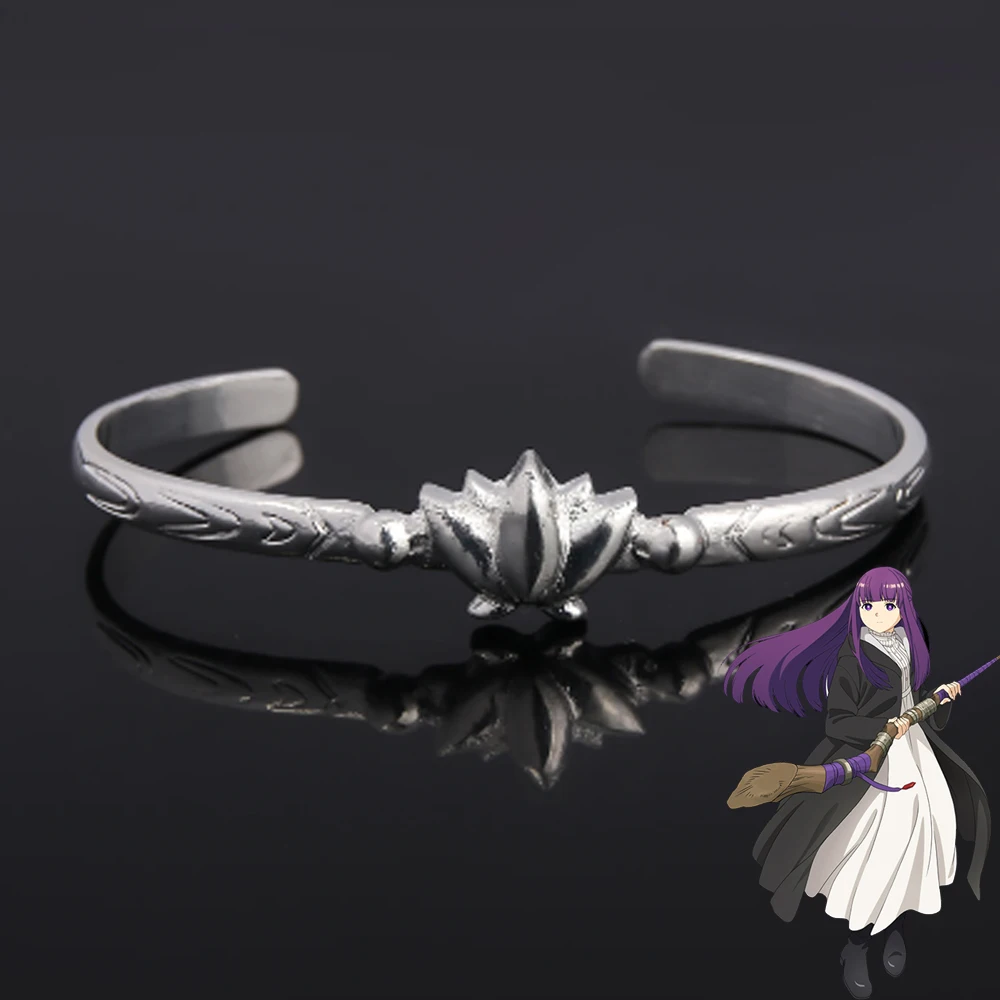 Anime Frieren Fern Cosplay Bracelet Frieren Girl Adjustable Ring Hand Bangle Women Men Jewelry Gift