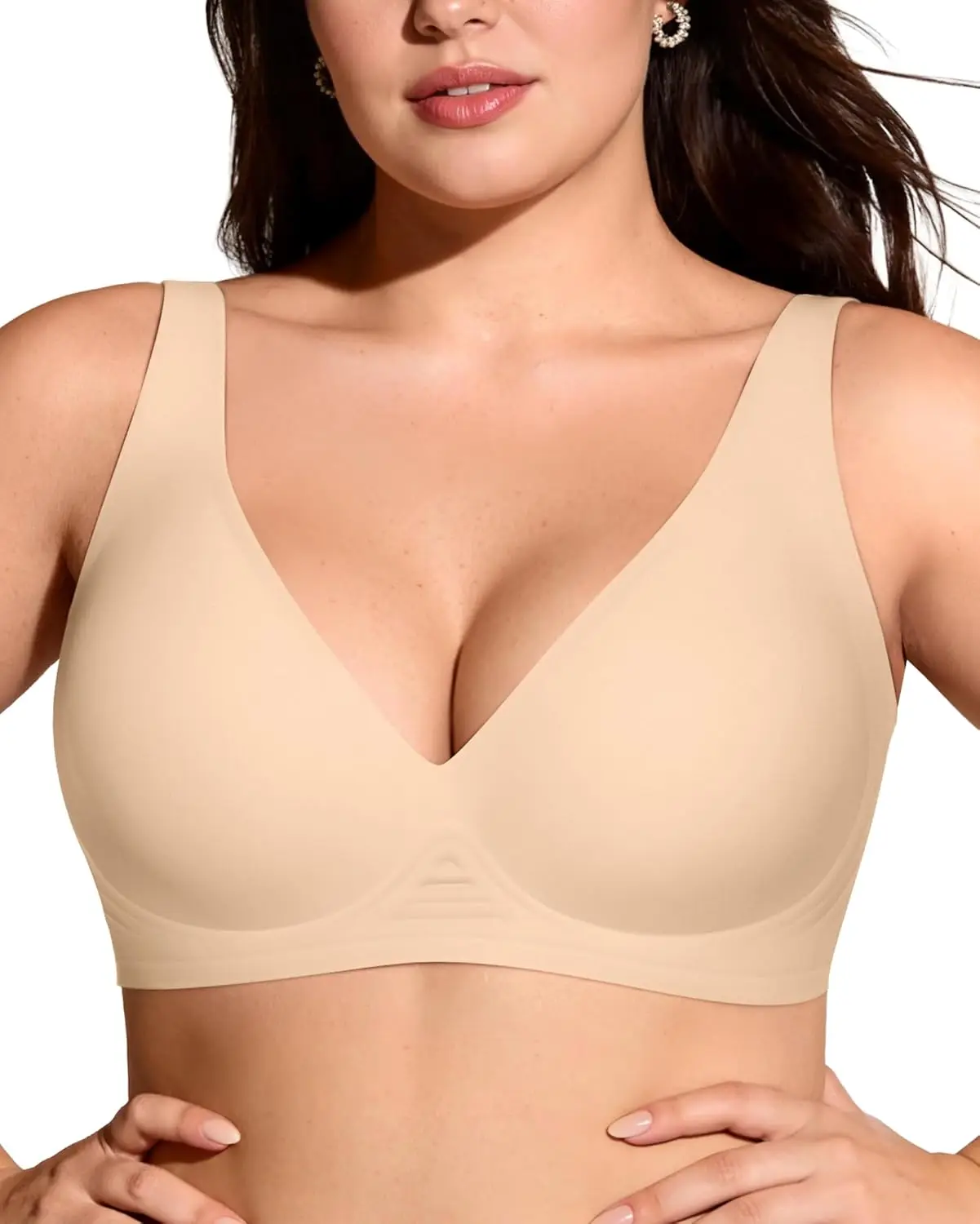 Womens Deep V Bras …