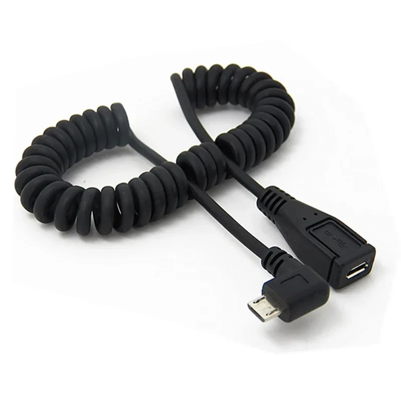 High Quality Micro USB 2.0 B 5pin Male to Female M/F Extension Charging Data Charger Lead Extender Cable Telescopic Cable