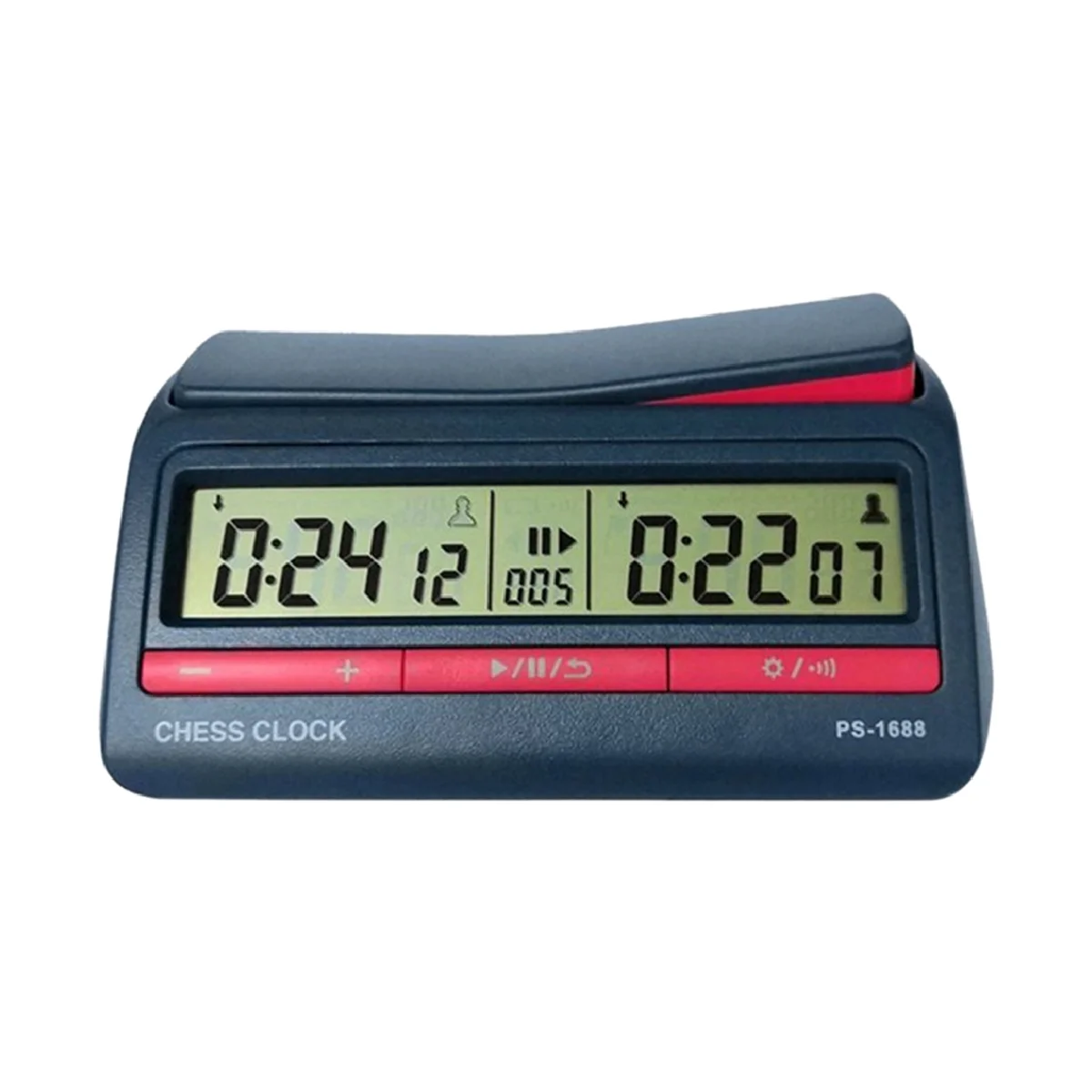 Reloj de ajedrez Digital avanzado profesional, cronómetro de juego de mesa con cuenta hacia arriba y hacia abajo, PS-1688