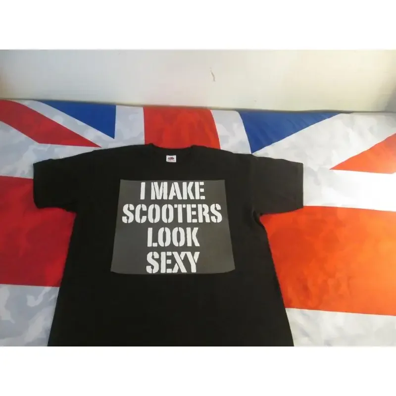 Skinhead Mod T Shirt I Make Scooters Look Sexy
