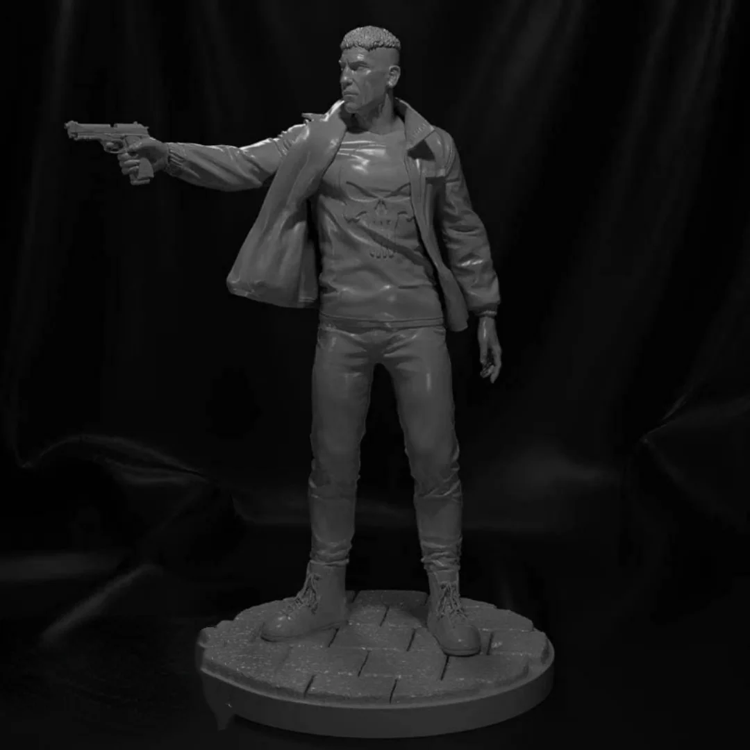 

Масштабная фигурка из смолы 1/24, набор для сборки, Панчер, несобранный и неокрашенный, 3D-печать, игрушка для самостоятельной сборки, 759