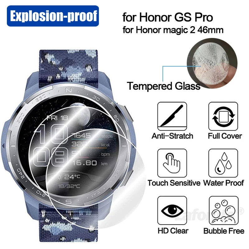 5/1 sztuk dla Honor Watch GS Pro Screen Protector 9H Szkło hartowane dla Honor Watch GS Pro 46mm Akcesoria Folia ochronna