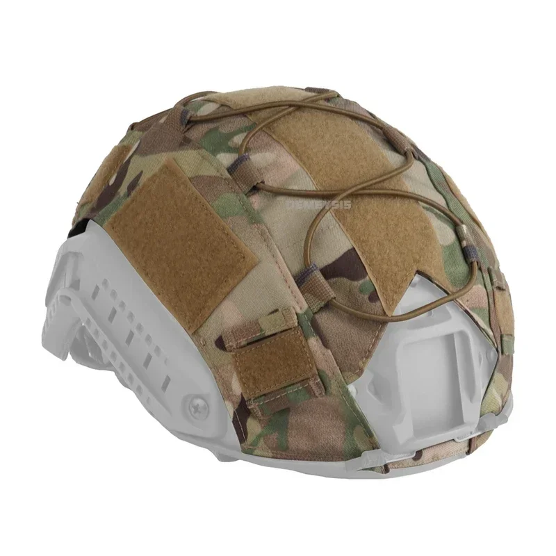 SNELLE Tactische Helmhoes Lichtgewicht Outdoor Jacht Schieten Wargame Helmen Doek Camouflage Paintball Helmhoes