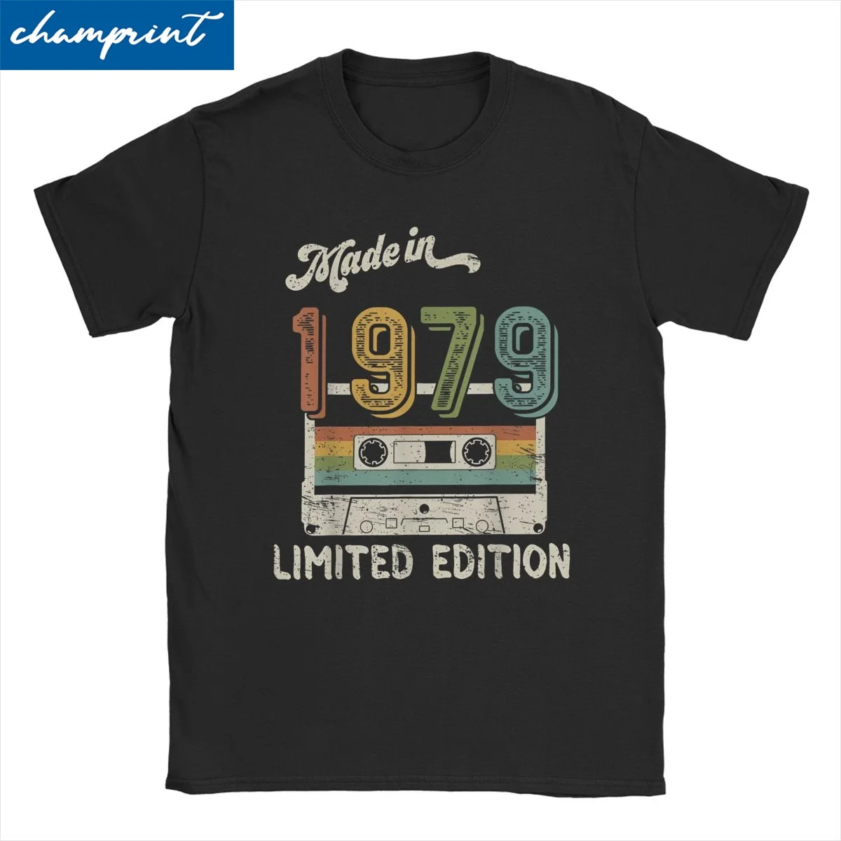 Made In 1979 Limited Edition Vintage 45th Birthday T Shirt Men Women Cotton Vintage T-Shirt Tees Clothing Plus Size