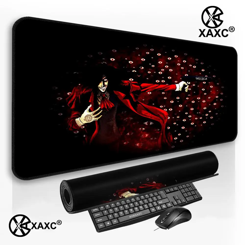 Anime Hellsing Alucard Mousepad Pad Gamer Carpet Computer Mouse Pad Anime Gaming mouse pad High Quality Game Mouse pad gift csgo
