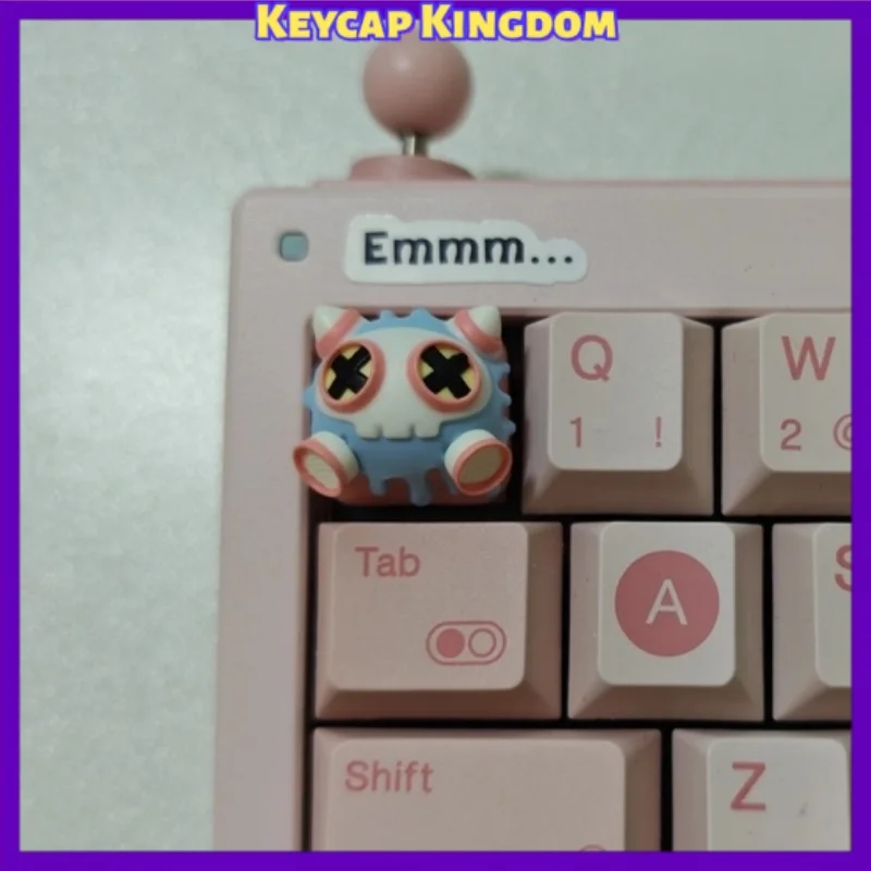 Original Design CELL Custom Resin Keycap DIY Transparent Backlit Keycap Cross Stem For Mechanical Keyboard Gift & Collection