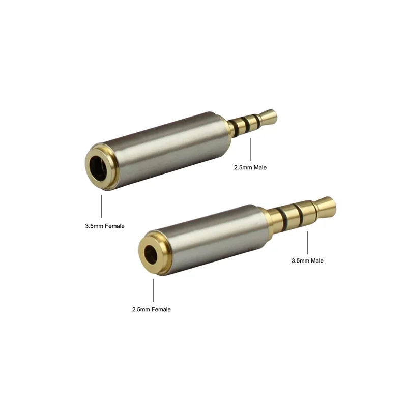 3.5mm to 2.5mm / 2.5 mm to 3.5 mm Adapter Converter Stereo Audio Headphone Jack High Quality Wholesale 3.2 mm adapter