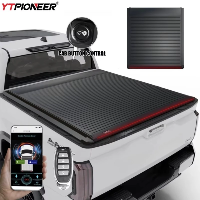 For 2022 2023 2025 High Quality Toyota Tundra TRD 6.5 Hard Low Profile Retractable Box Tonneau Cover Electric Truck Bed Cover