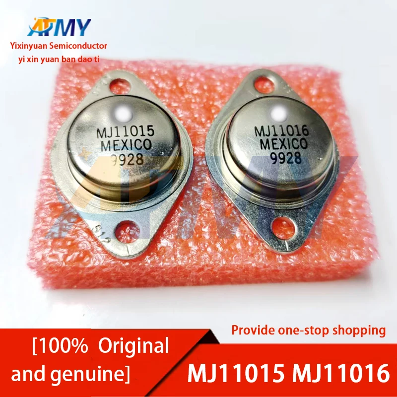 Sealed Crystal Transistor TO-3 Sealed Triode MJ11015 MJ11016 MJ15016 MJ15015 MJ15025 MJ15024 MJ21193 MJ21194 MJ21194 MJ21193 for