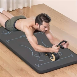 Ab wheel dedicated pad, abdominal muscle wheel training kneeling pad, yoga mat, fitness thickened floor pad, marked position pad