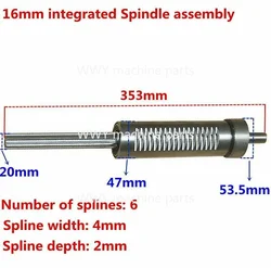 1PC NewHeavy Industrial Bench Drill Spindle Assembly For Z516 Drilling Machine