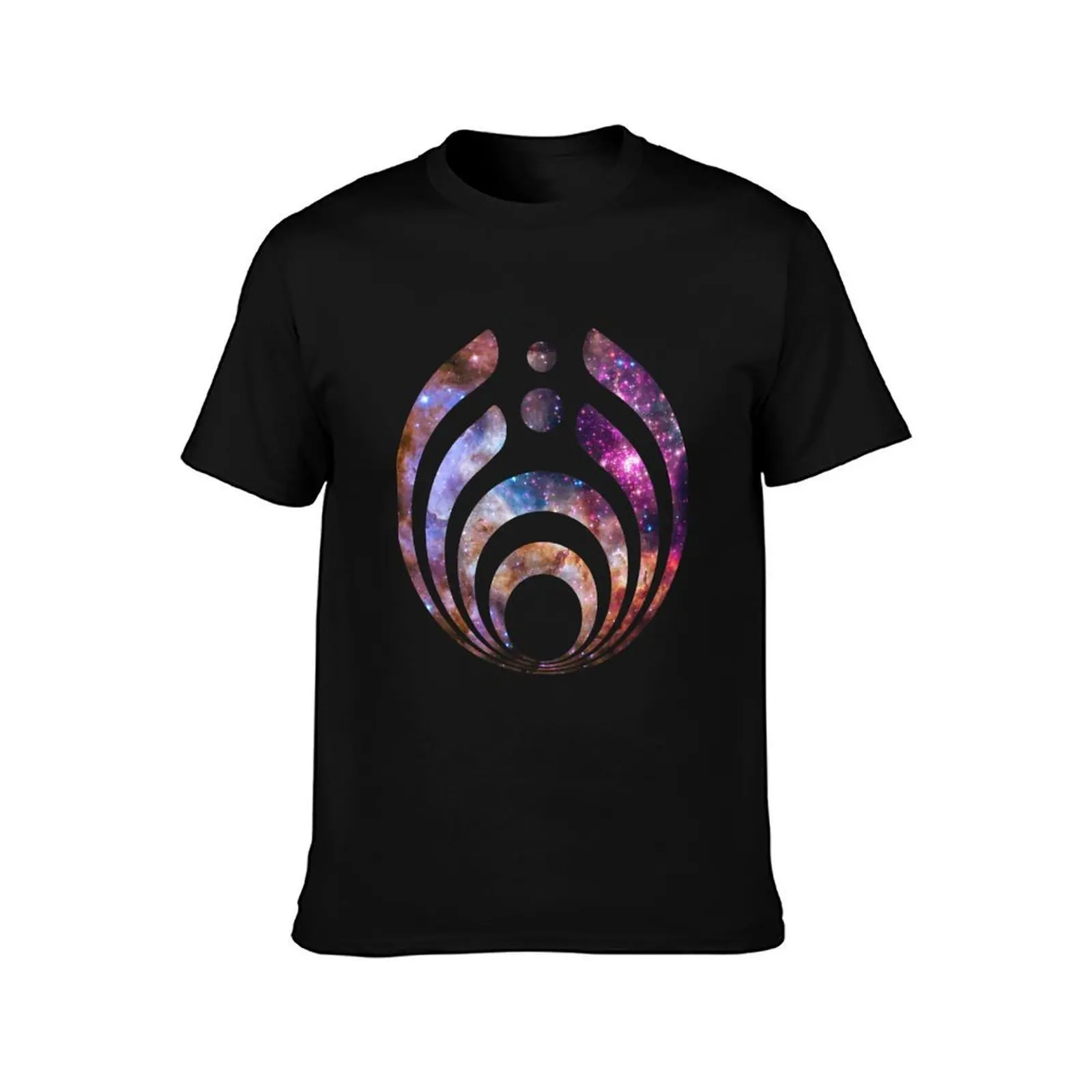Bassnectar Galaxy T-Shirt, Summer Casual Cotton Tee, Oversized Streetwear Tops, Vintage Graphic Print, Loose Fit Short Sleeve
