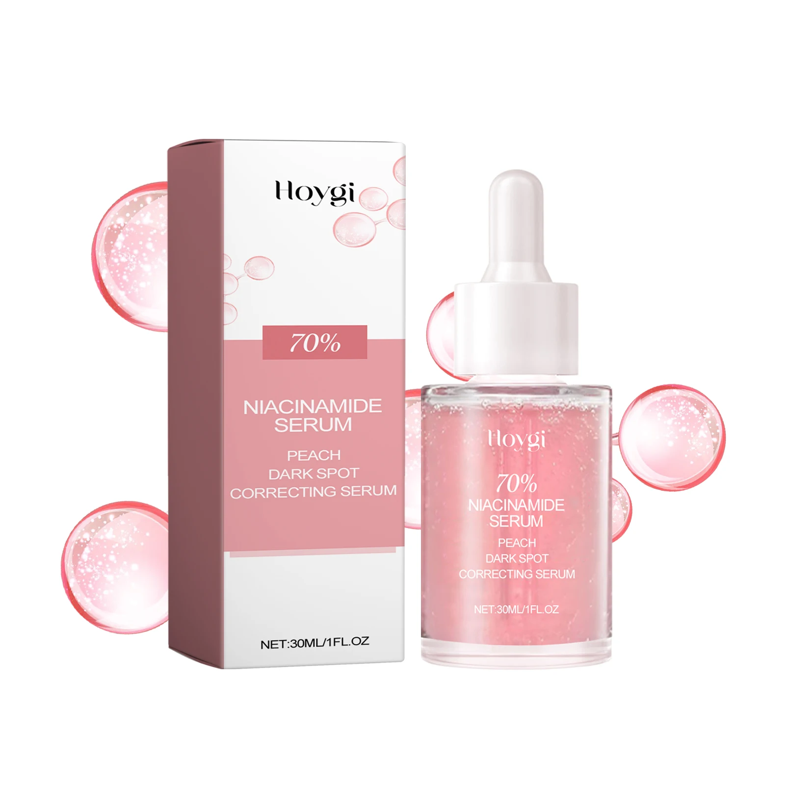 Hoygi Niacinamide Serum, Hydrating and Moisturizing, Improving Dullness, Translucency, Delicate Pores, and Brightening Facial Water and Light Muscles