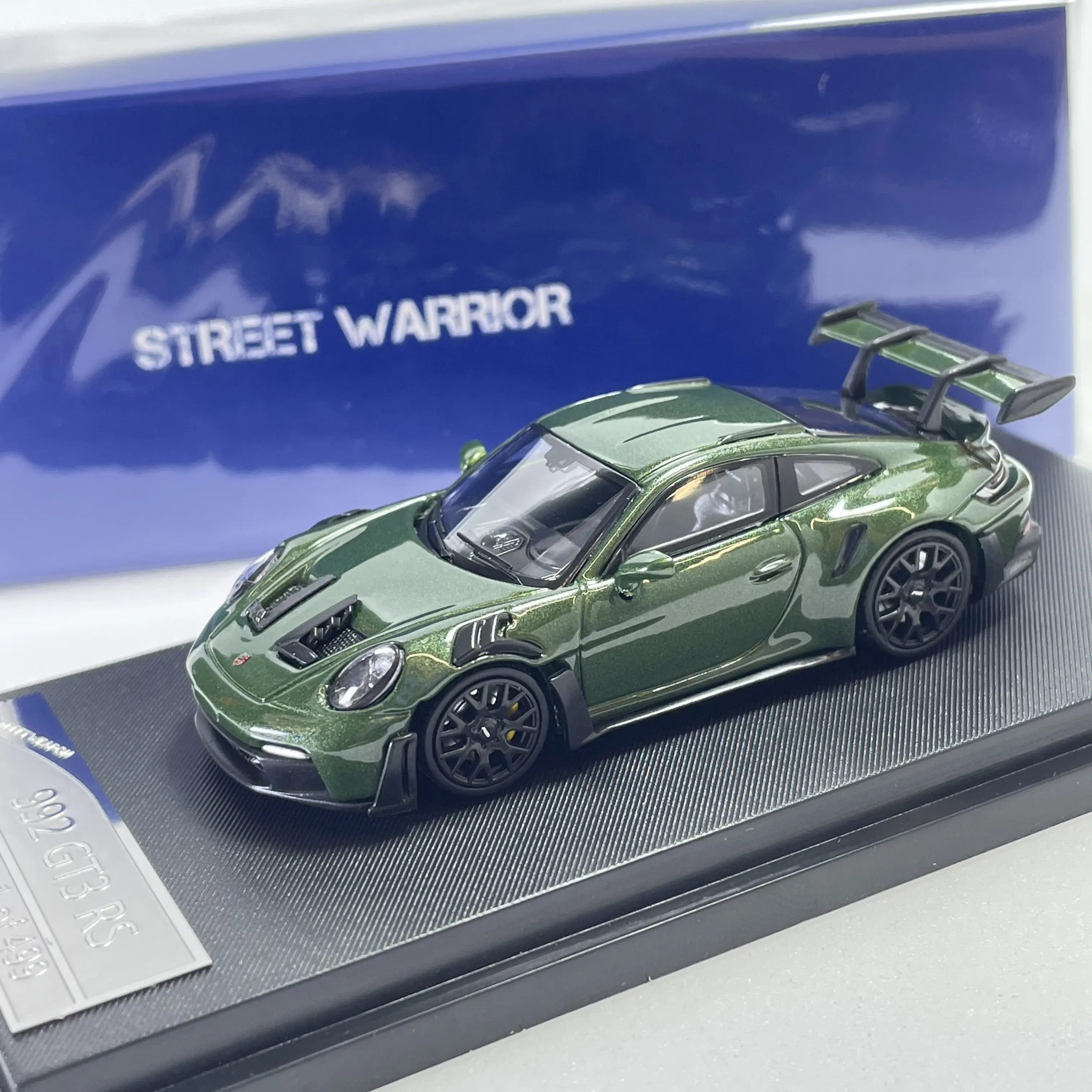 

Металлическая модель гоночного автомобиля SW 1/64 992 911 GT3 RS, миниатюрная масштабная модель для детей