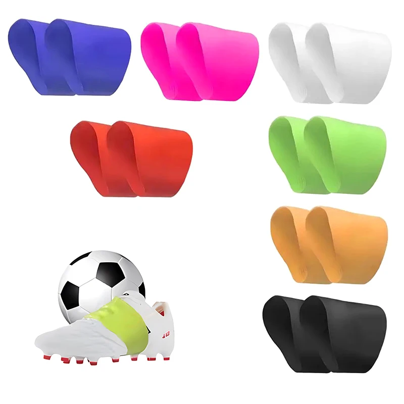 Soccer Lace Bands Silicone Youth Soccer Cleat Lace Cover Shoelaces Covers Sports Accessory For Football Baseball Shoes