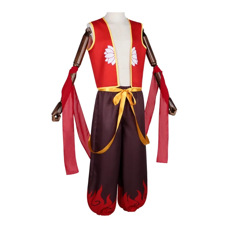 Anime Nezha Cosplay Costume Chinese Hero Cosplay Mythology Stage Outfit Movie Inspired Carnival Party Unisex Cultural