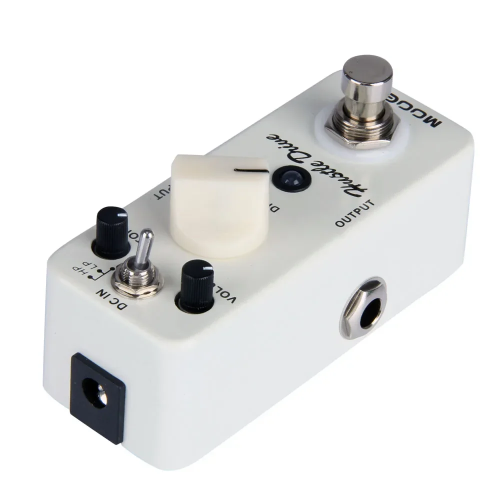 MOOER Micro Hustle Drive Distortion Effect Guitar Pedal Tube-like Drive Sound 2 Working Modes(HP/LP) Micro Guitar Pedal