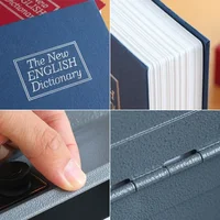 Dictionary Mini Book Safe Security Key Locker Money Hidden Secret Safe Key Safe Box Cash Money Coin Storage Jewellery Lock Box 3