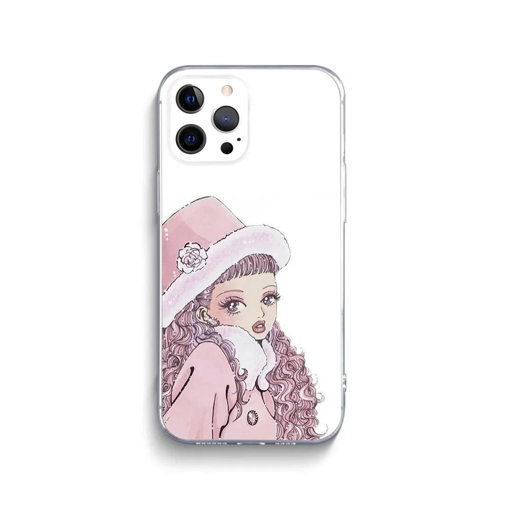 Paradise Kiss Miwako Phone Case For iPhone 15,14,13,12,11 Plus,Pro,Max,XR,XS,X,7,8 Plus,SE,Mini Transparent Silicone Soft