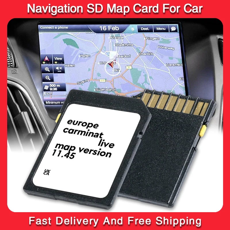 

for Renault Megane Koleos Mascott Master Navigation Carminal Live 11.45 Sat Nav SD Card 8201756572 Europe 2025 Map 8GB