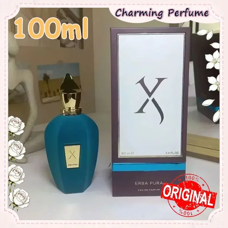 100Ml Designer Glass Bottle ALEXANDRIA Erba Pura Soprano Women Men Spray Edp Body Mist 3.4 Fl.oz Long Lasting Time Scent