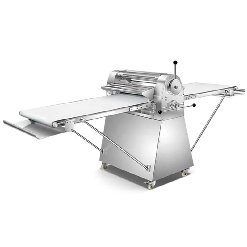 

Top 1 Table Top Commercial Stainless Steel Roller Machine Continuous Croissant Dough Sheeter for Bakery