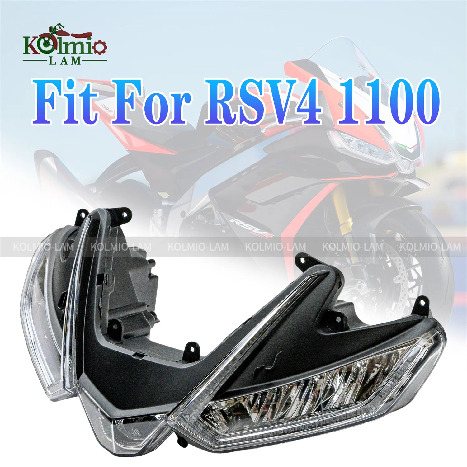 

Fit For Aprilia RSV4 1100 Factory / ABS 2021 - 2025 Motorcycle Headlight Assembly Headlamp Light