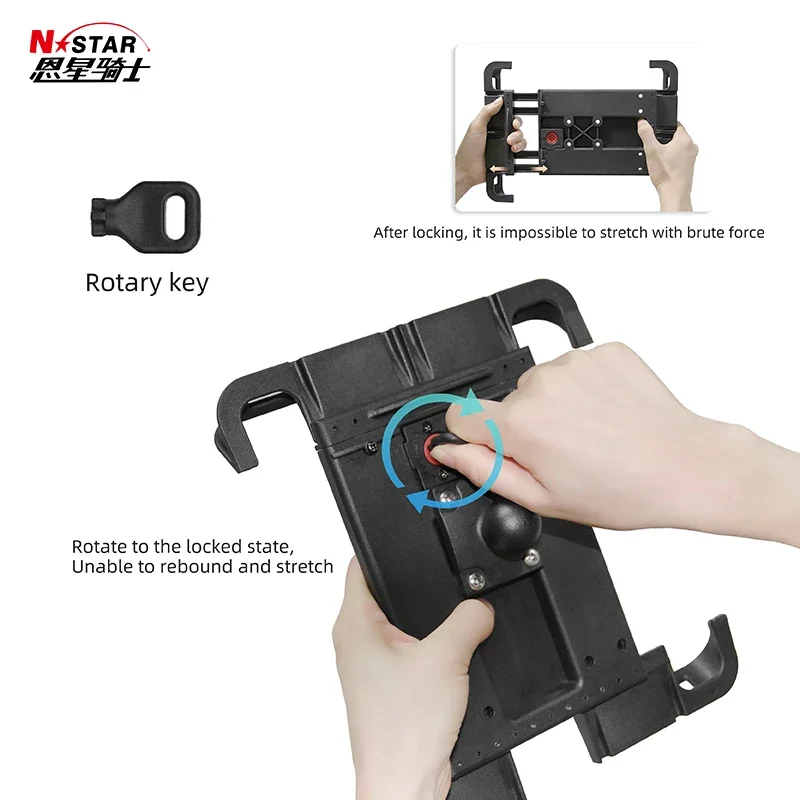 Tablet PC holder Super suction triple sucker base tablet PC Brakect for truck use