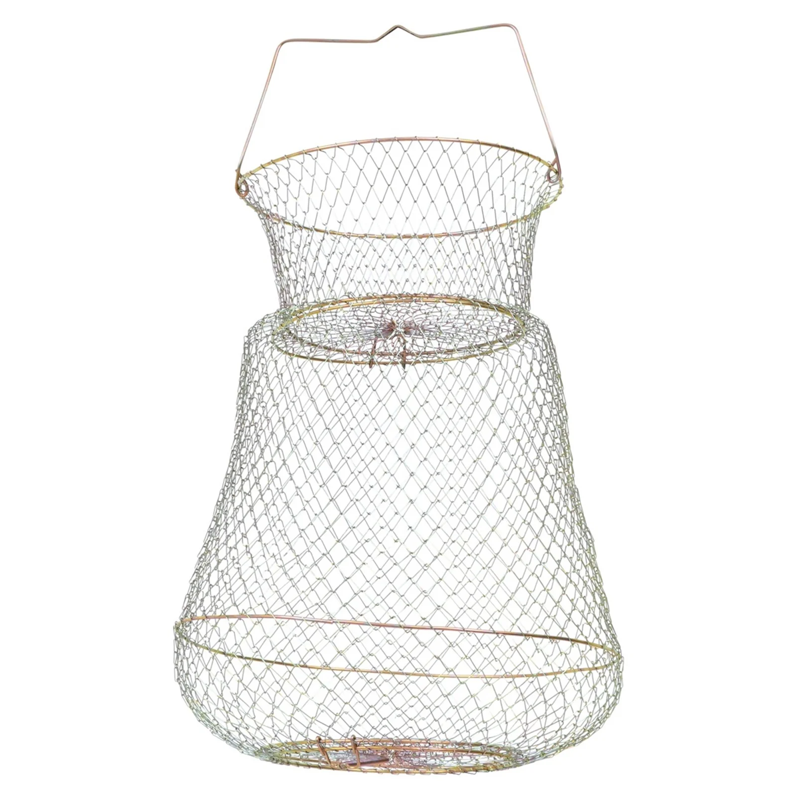 

Fish Basket Accessories Iron Cage Fishing Net Outdoor Container Tools Portable