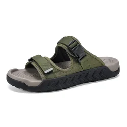 Nieuwe Heren Sport Slippers Outdoor Dikke Bodem Ademende Slippers Strand Sandalen Zomer Casual Schoenen Heren Comfortabele Sandalen