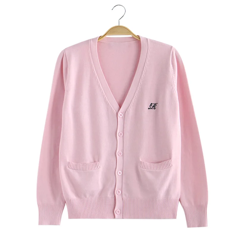 Maglione accogliente alla moda Cardigan originale JK Giacca maglione Uniforme da donna Uniforme scolastica Maglione lavorato a maglia a maniche lunghe Cardigan Top