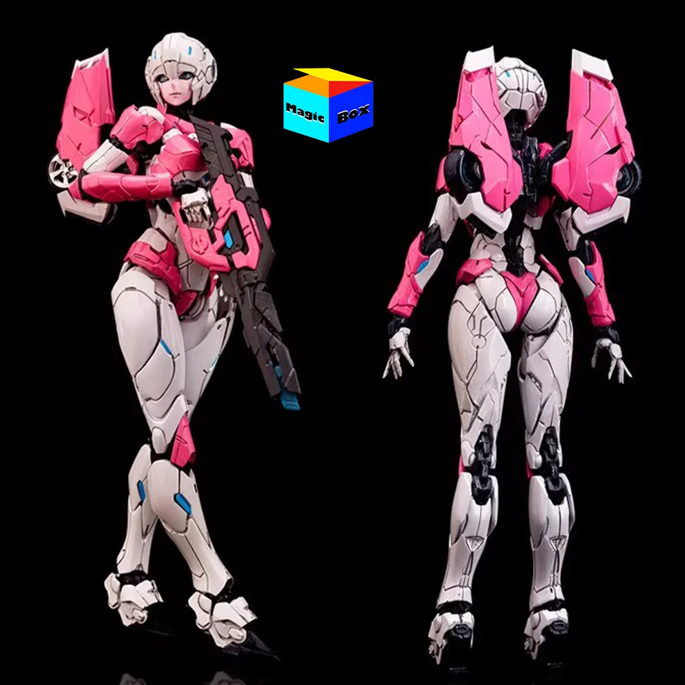 MD002 Xiaoxi Alqian 1:1 Female Original Big Thunder Assembly Model Transformation Toy Robot Full Set 6in 16cm Action Figure Doll