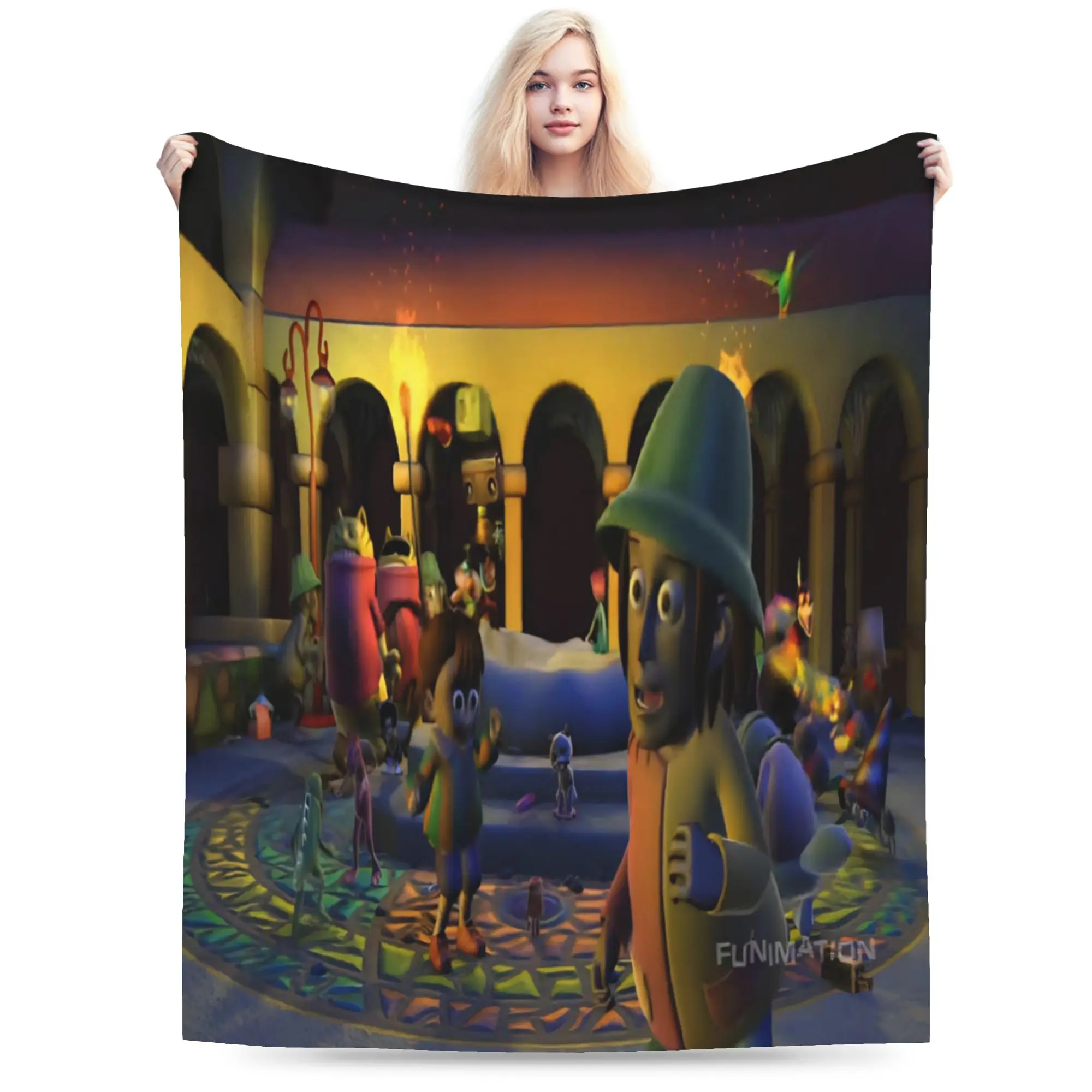 Stylish Mr.Stain on Junk Alley Blanket Super Soft Flannel  Relax Throw Blanket Machine Washable
