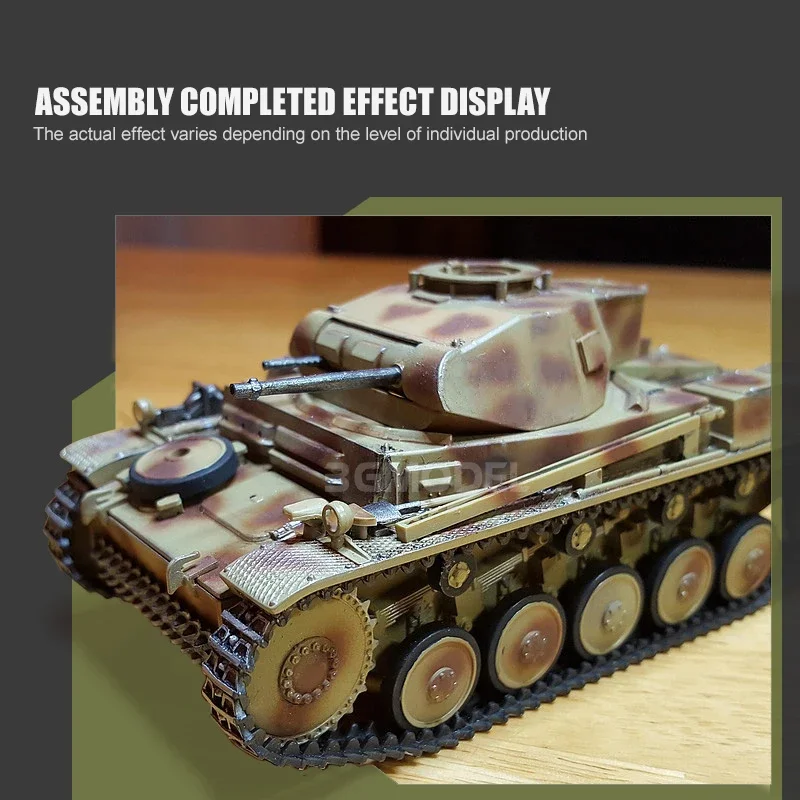 TAMIYA zestaw modeli montażowych 35009 niemiecki pojazd opancerzony Kampfwagen II Ausf stosunek F/G 1/35