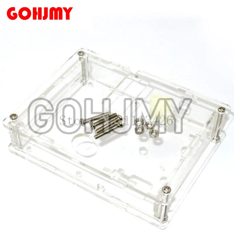 1pcs/lot LCR-T4 Box Clear Acrylic LCR-T3 Case Shell Housing For LCR-T4 Transistor Tester ESR SCR/MOS LCR T4