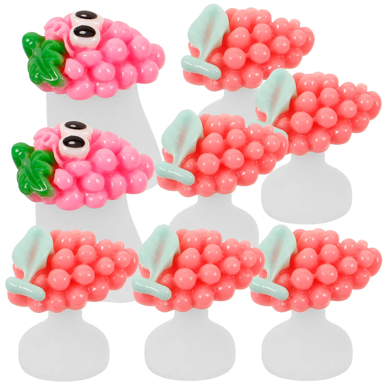 

8 Pcs Pedicure Toe Separators For Women Pedicure Nail Art Resin Grape Style Women Tools Separators Nail Polish Accessories