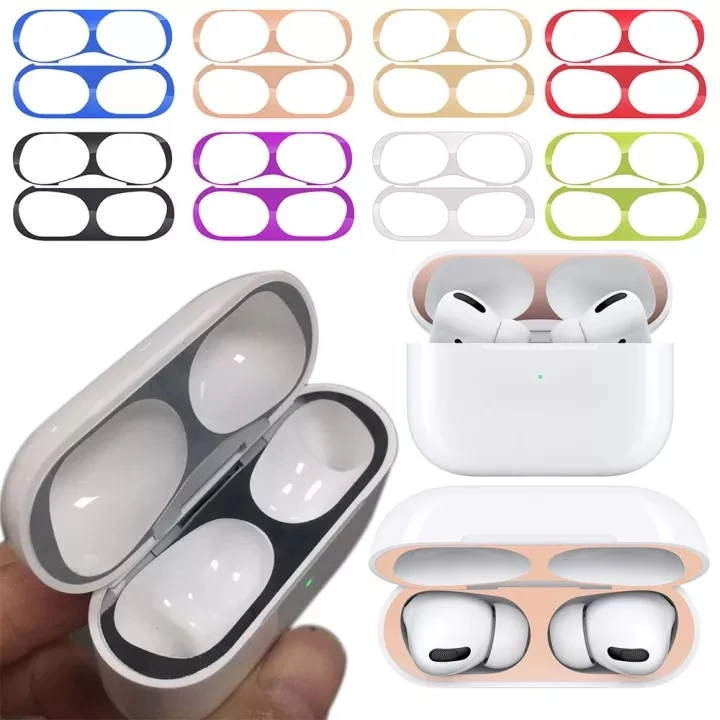 1 Pair Dust-proof Sticker For AirPods 3 2 1 Airpods Pro Dust Guard Protective Anti-scratch Earbuds Film For Apple AirPods Pro 2