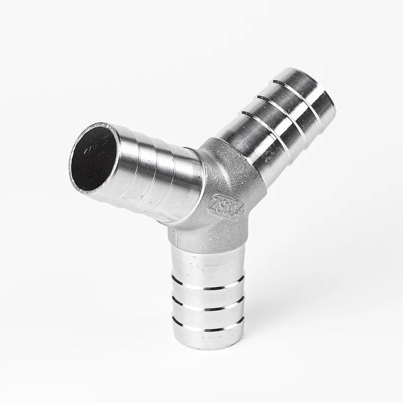 304 Stainless Steel Y-Shaped Shree-Way Tower Joint, Water Pipe, Ieather Pipe, Fiexible Hose, Air Pipe, Three-Waypipe Fitting