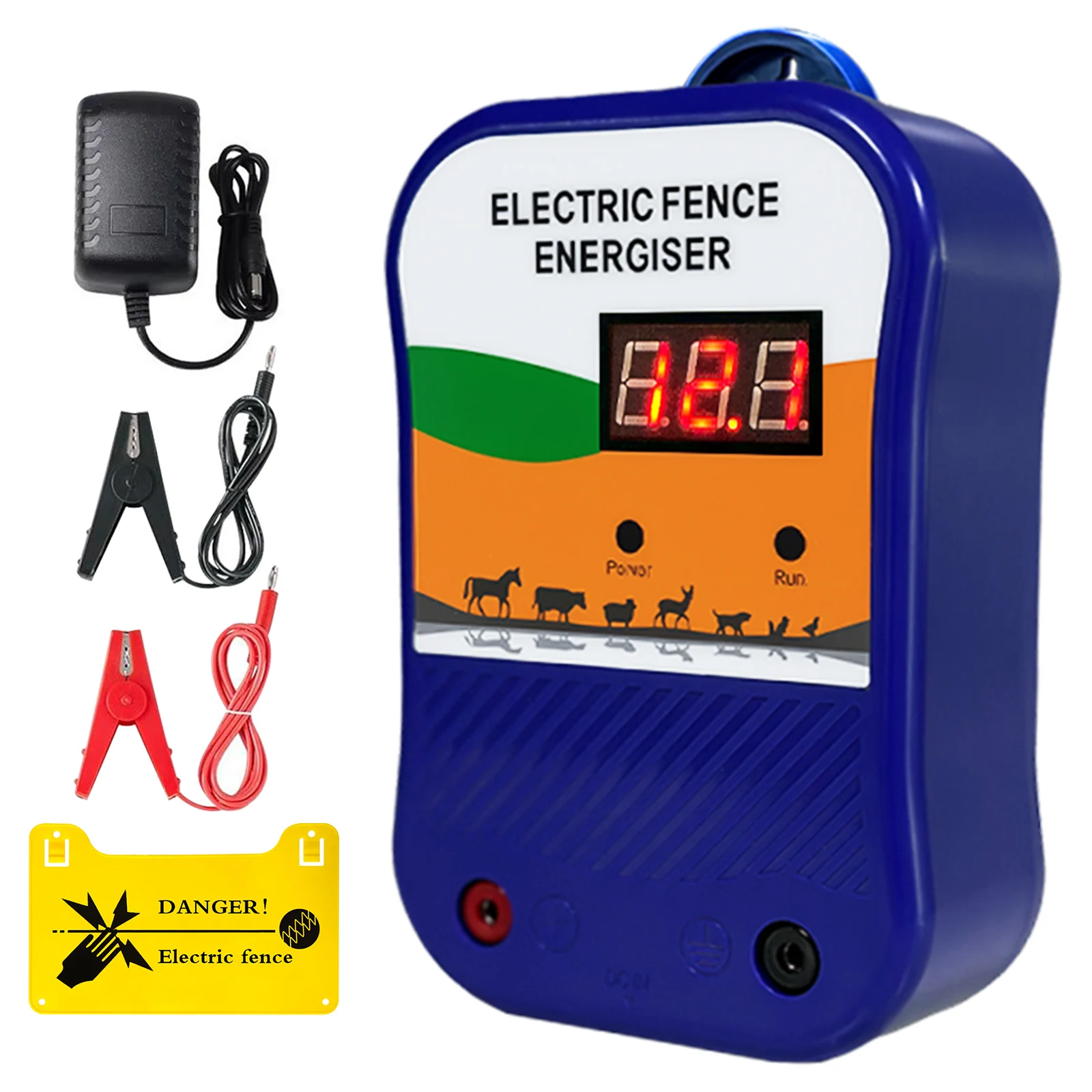 

Электронный зарядный блок для электроизгороди 1.5J - заряжает ограждения до 10 км - для ферм, OEM