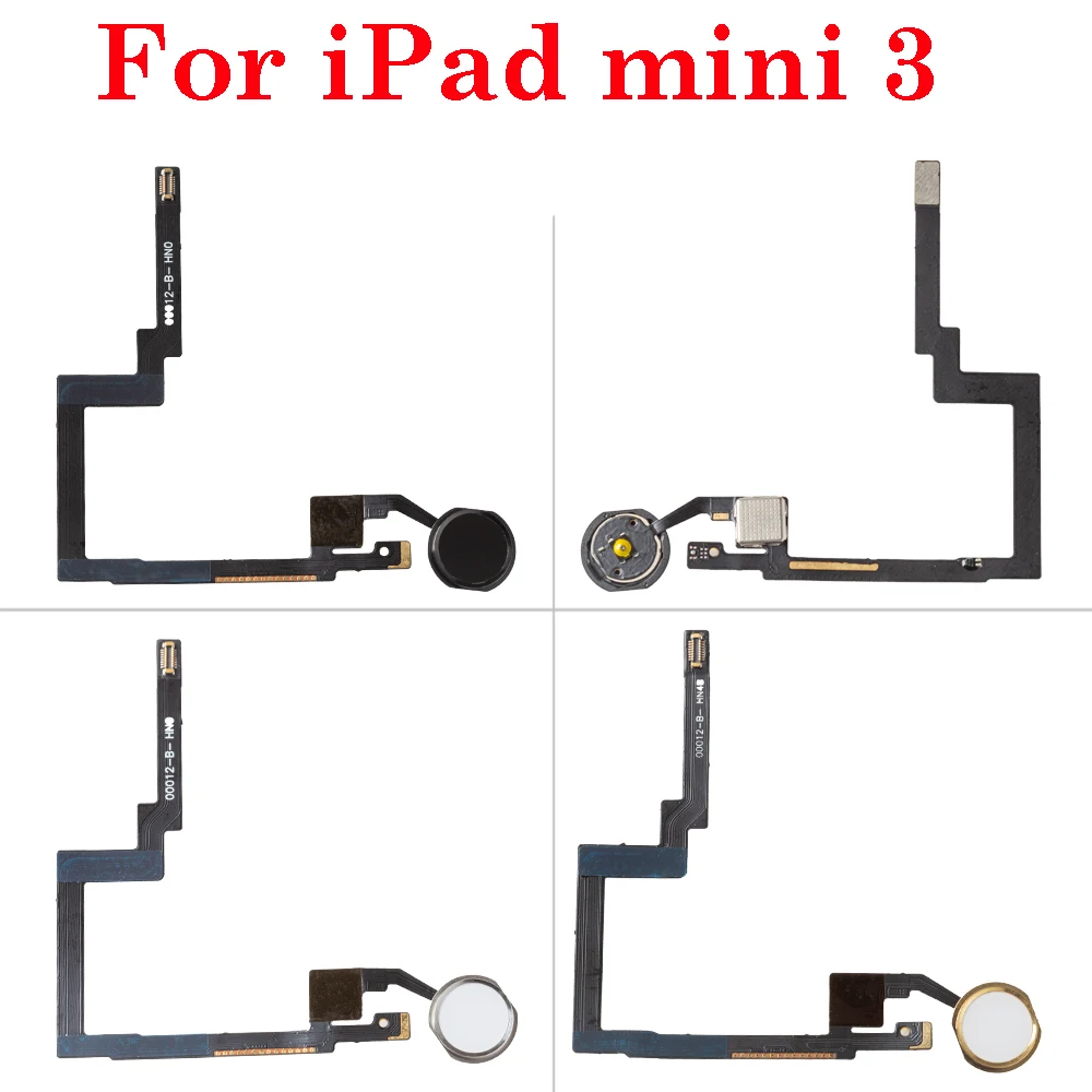 1pcs High Quality For iPad mini 3 A1599 A1600 Home Button Module Key Button Flex Cable