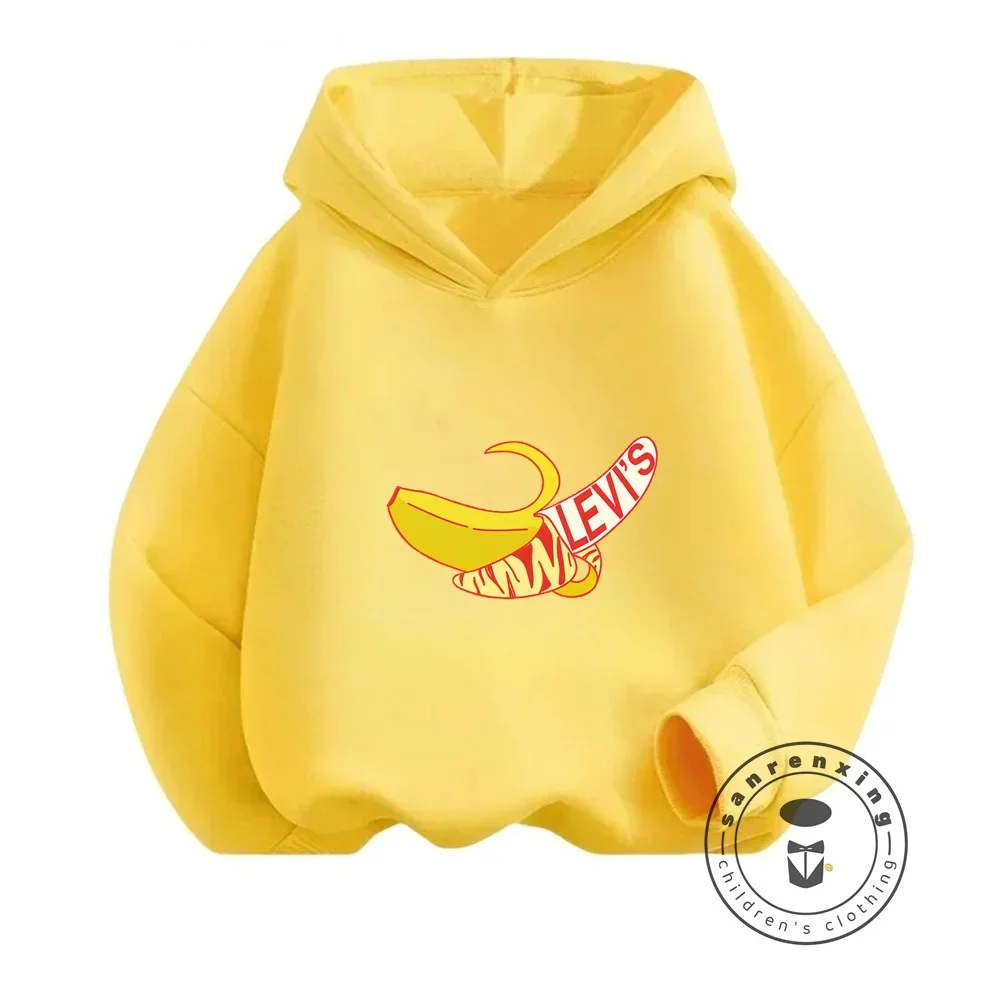 Cute Long Sleeve Tops from 2024 Fashion Brands Cozy Street Style Hoodies for Children in Cold Seasons Loose and Comfortable