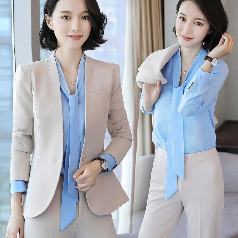 

1872Apricot Business Wear Suit Women's Fashion Temperament Work Clothes Formal Wear High-End Business Workwear