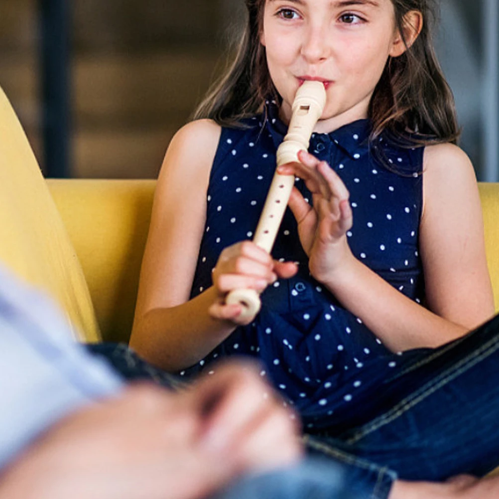 2 個キッズギフトクラリネット楽器フルートリコーダー Aldult ソプラノおもちゃ初心者大人白子供