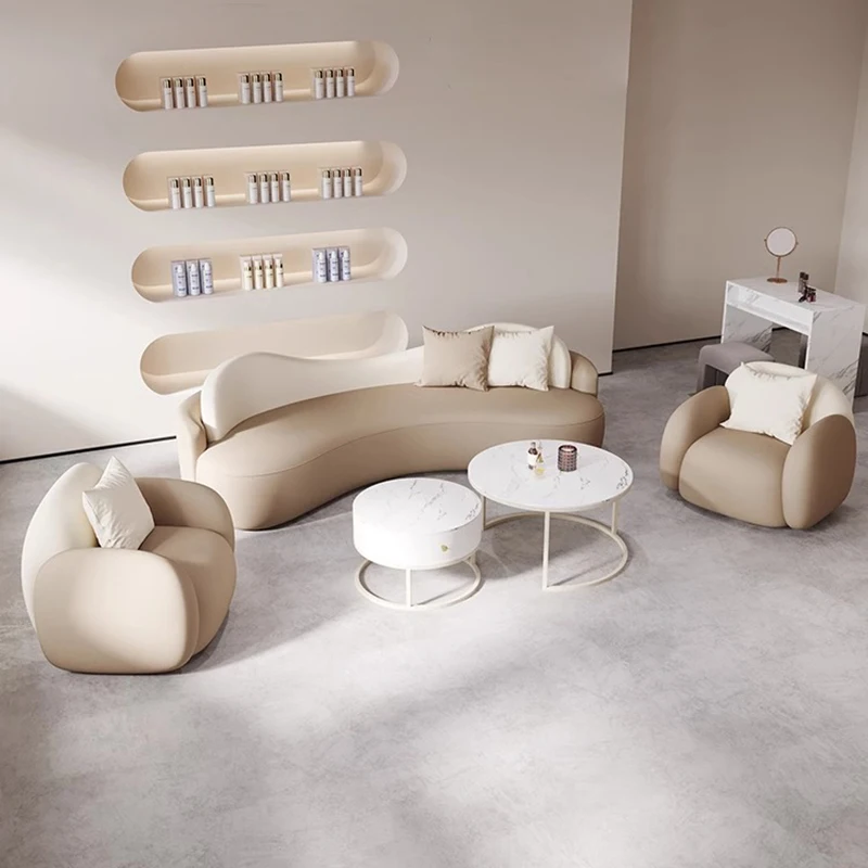 

YXSF-14 Escritorio Office Furniture Commercial Modern Reception Sofa Office Couch Leather Office Sofa Set Furniture