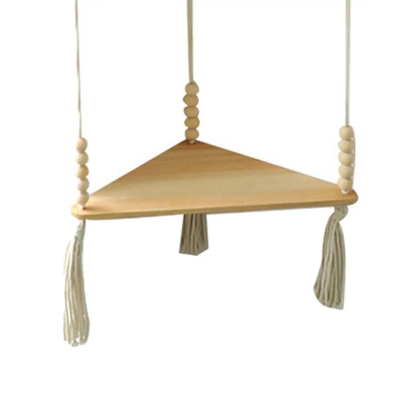 Hanging Shelf Plants Floating Shelves Planter Rack Bookshelf Corner Rope Shelf