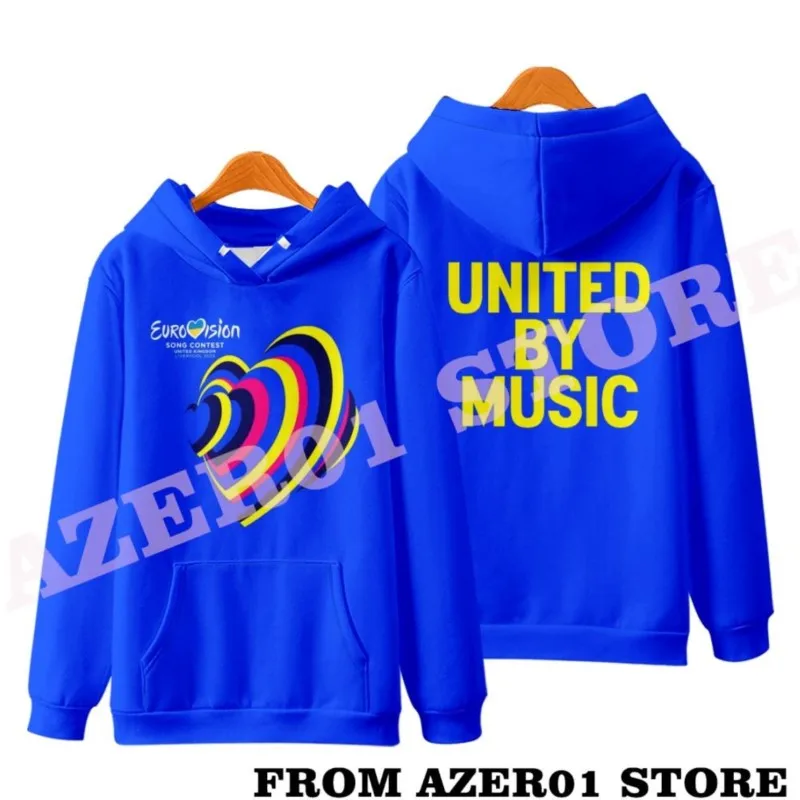 Eurovision Hoodies Song Contest Merch Fall Winer Suit Sweatshirt Sportswear Hooded Long Sleeve Pullover Women/Men Streetwear