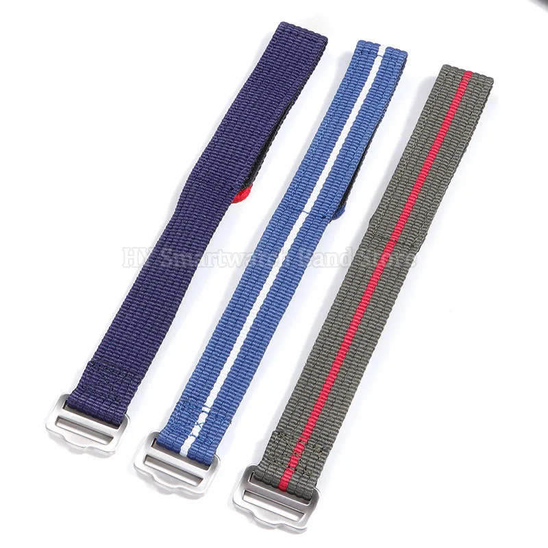 النايلون حزام ساعة اليد ل Seiko ل رولكس 20 مللي متر 22 مللي متر المعصم الفرقة ل تيودور العسكرية الرياضة سوار الرجال النساء استبدال حزام ساعة اليد